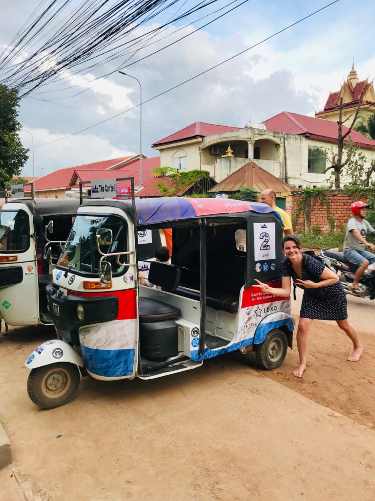 Talk Travel Asia interviews Large Minority owner about Traveling Asia by Tuk Tuk with Julian Carnall